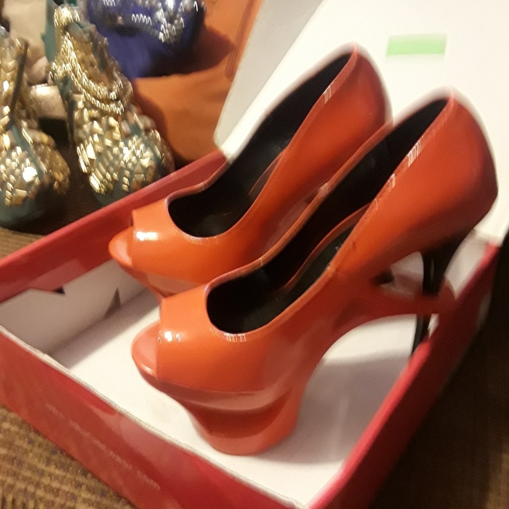 Red high heels